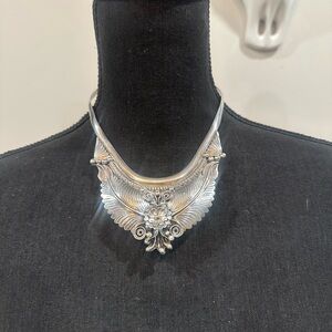 Sterling Silver Statement Necklace